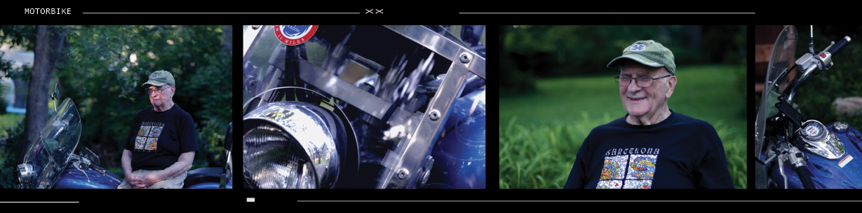 Motorbike film strip